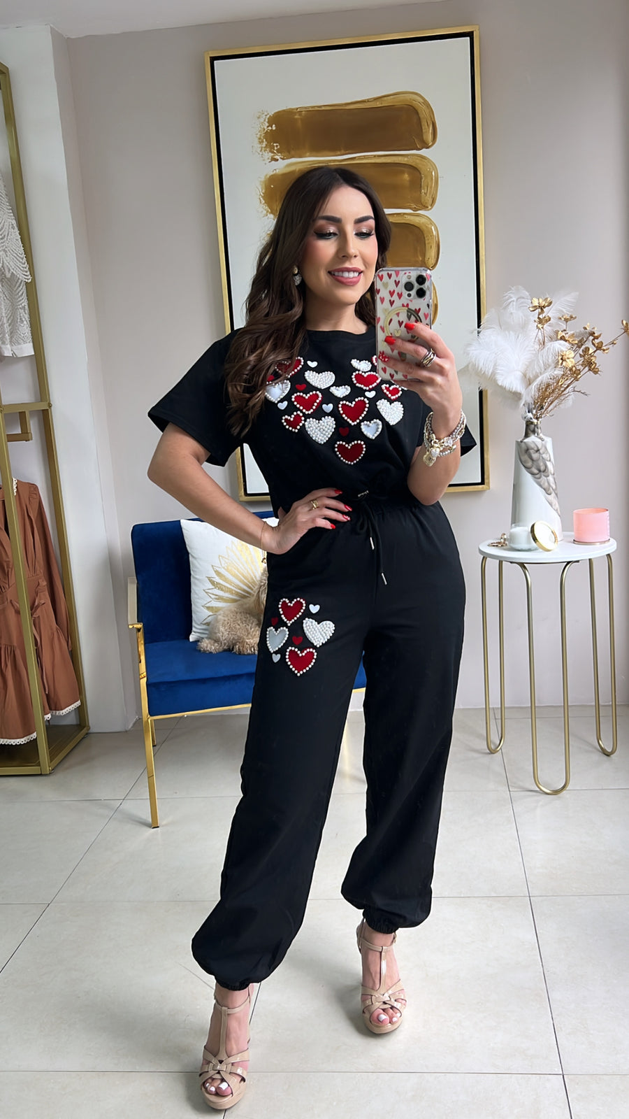 Black Valentines Set
