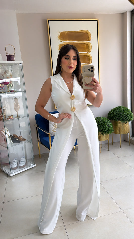 White Jumpsuit