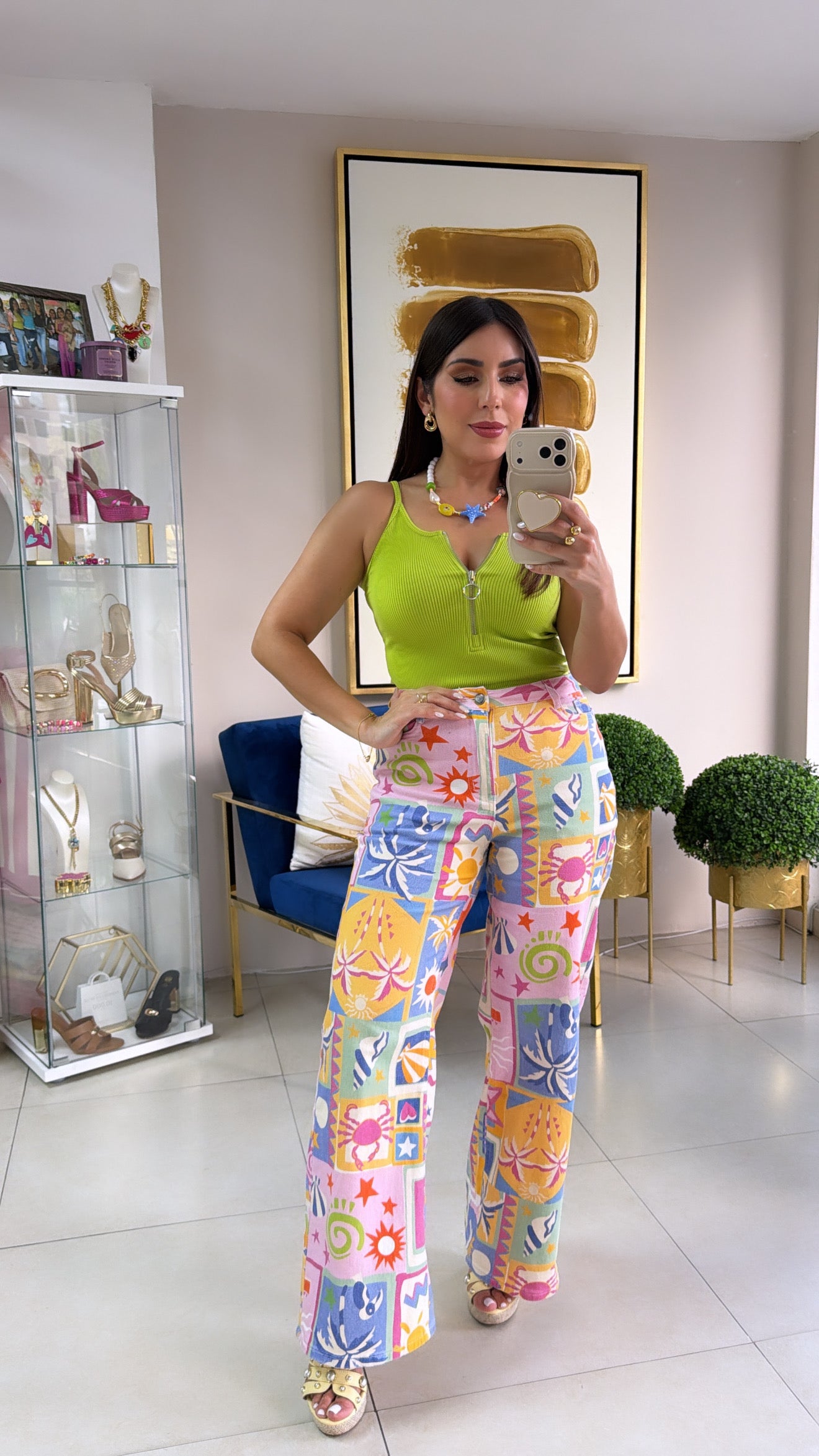 Cool Print Jean