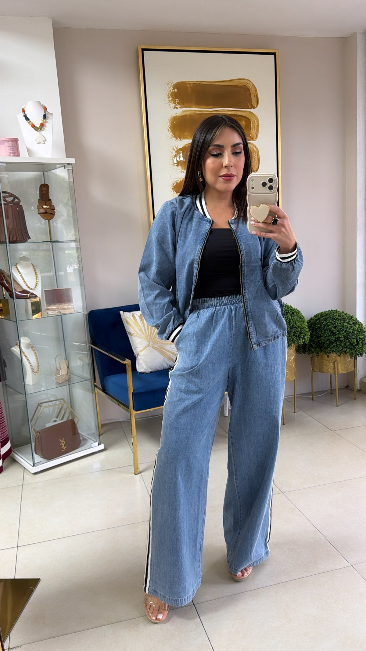 Denim Jacket & Pant Set