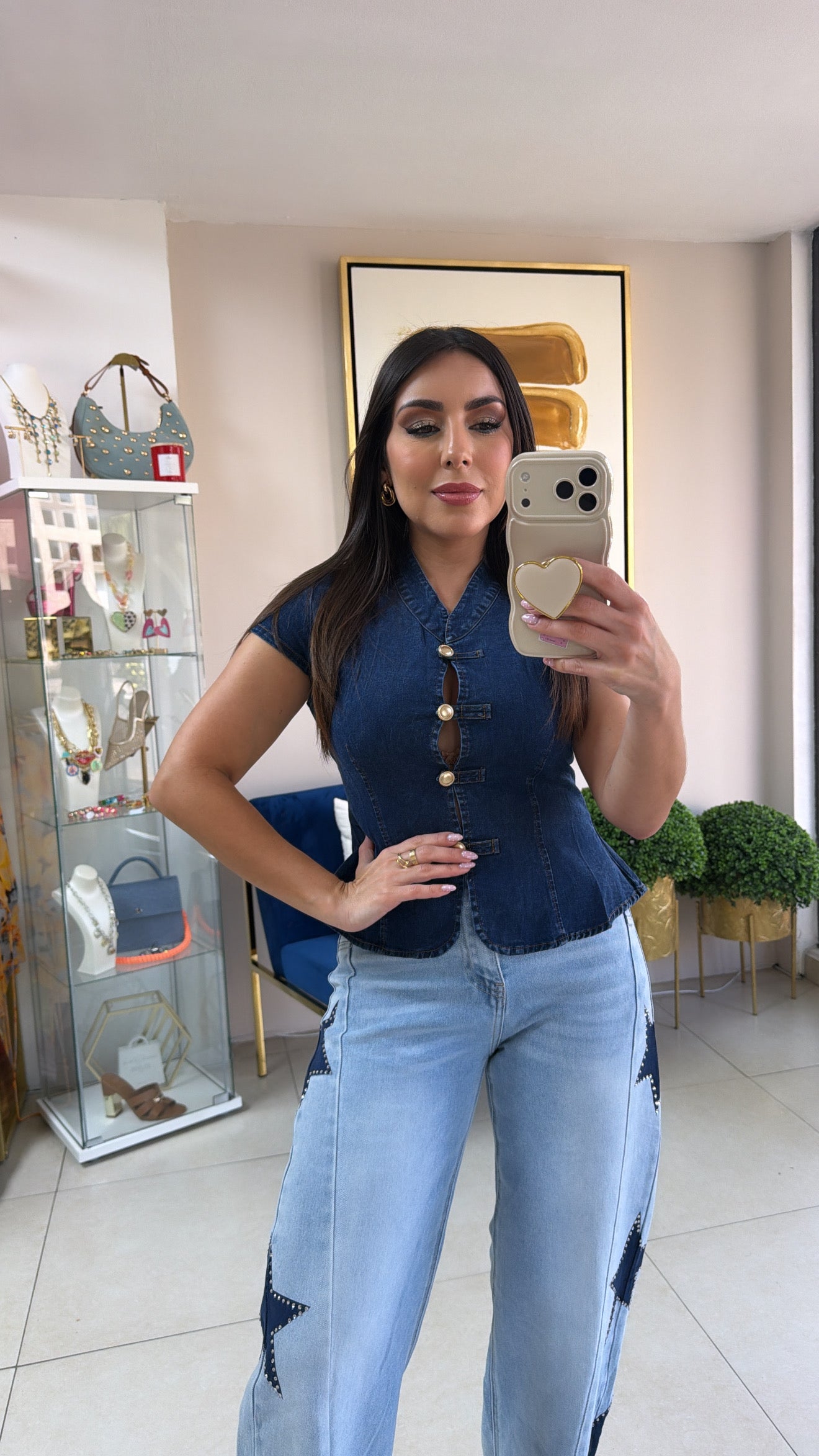 Napoleón Denim Top