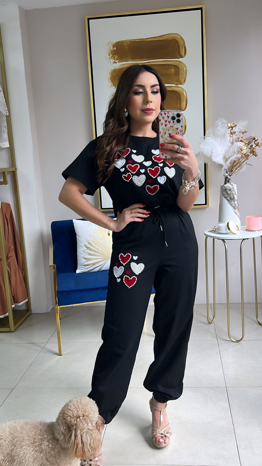 Black Valentines Set