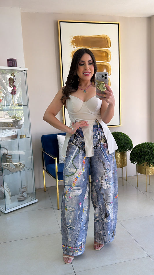 Vibrant Barrel Jeans