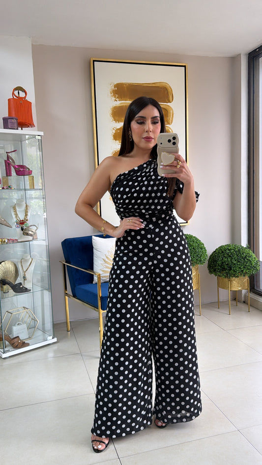 Polkadots Top and Pant Set