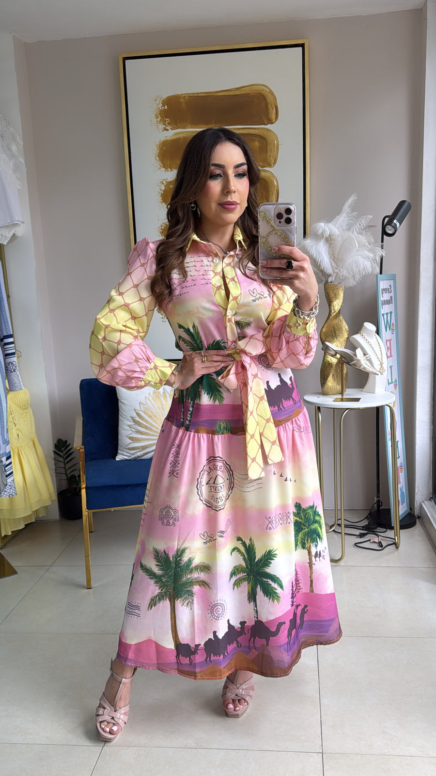 Egipt Long Dress