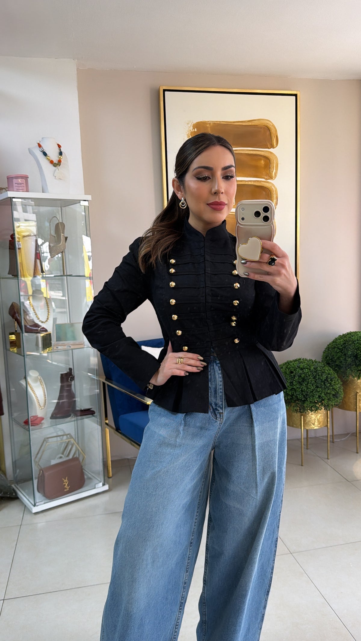 Black Napoleon Top