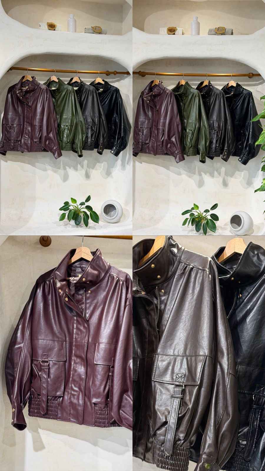 Leather Jacket Oversize