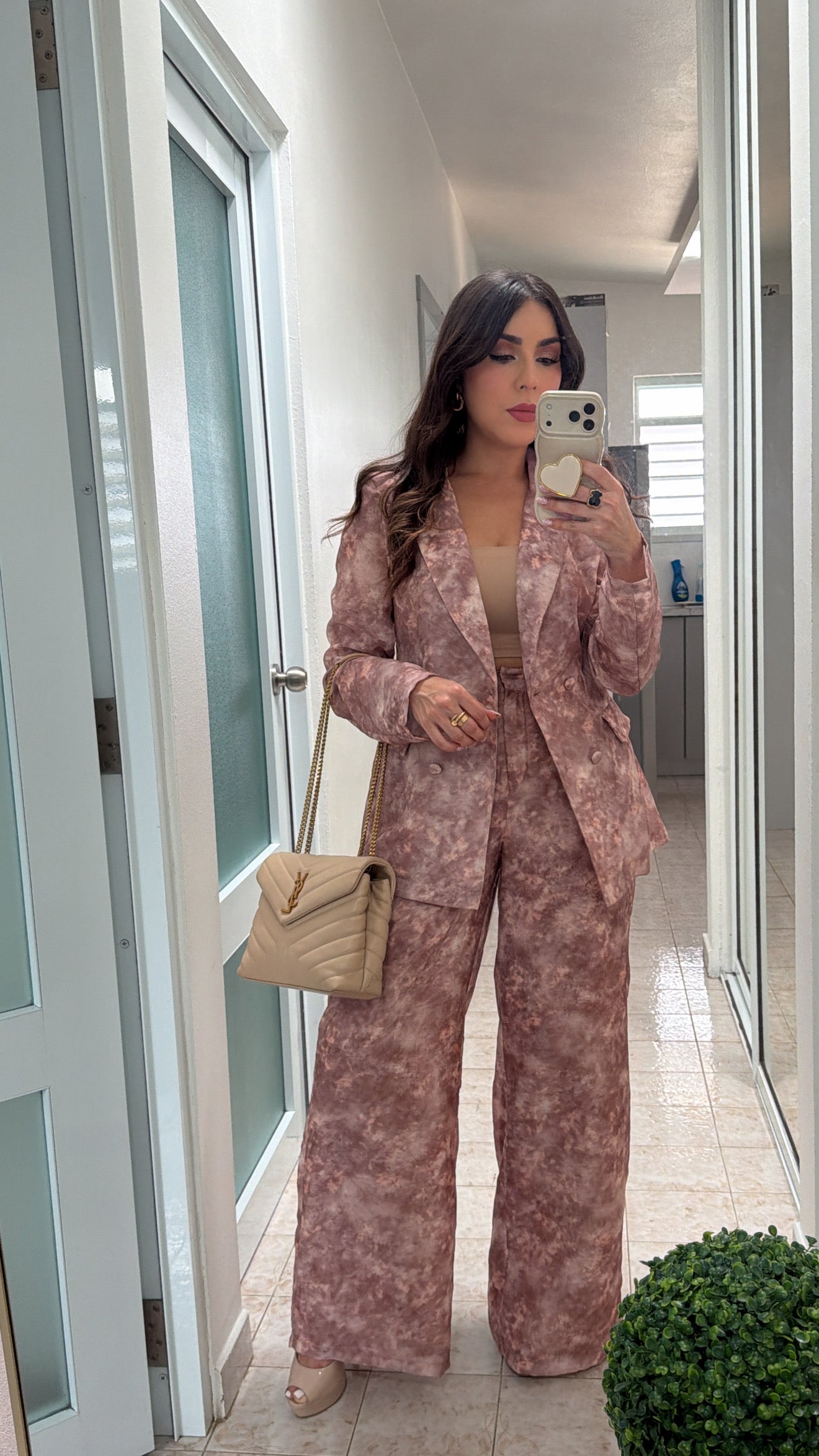 Mauves Blazer Set