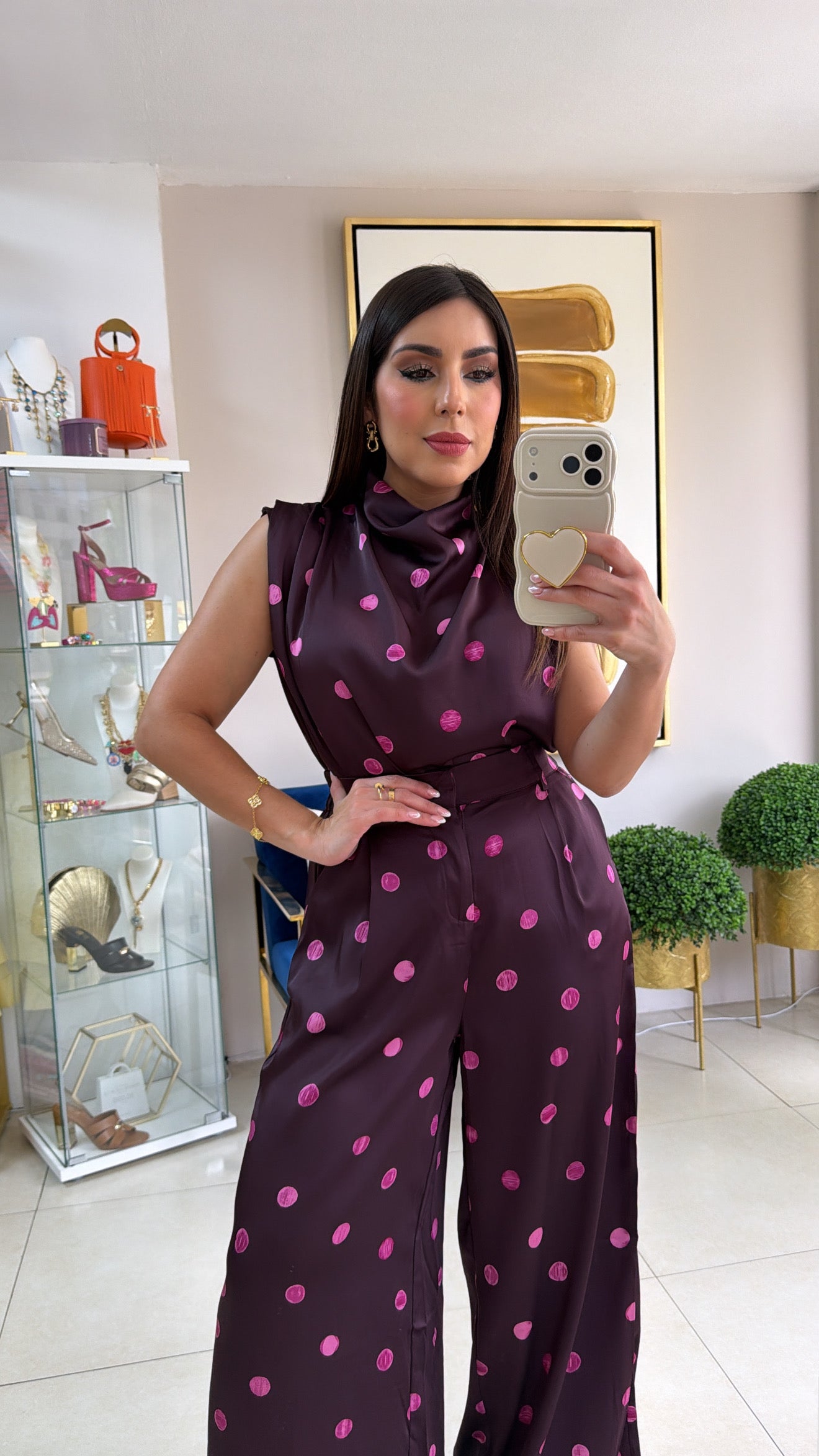 Polka Pink & Plum Set
