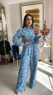 Floral Denim Set
