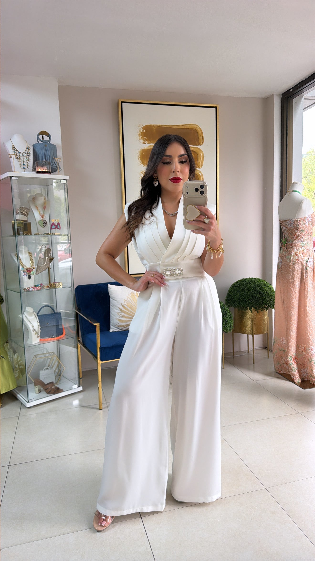 White Palazzo & Top Set