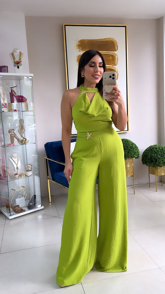 Green Star Palazzo Set