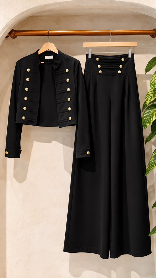 Black Italian Napoleon Set