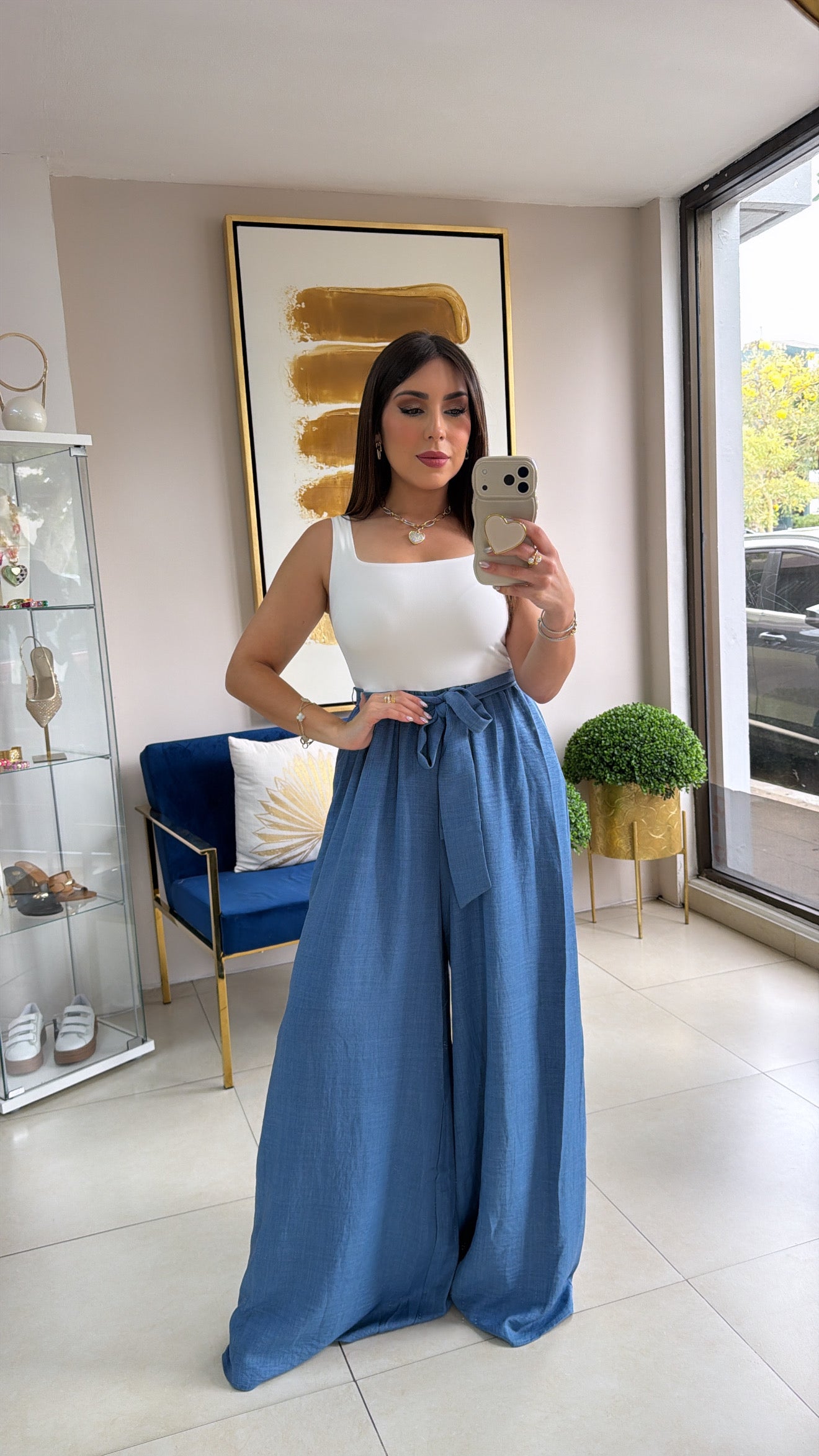 Two Tones Palazzo Jumpsuit