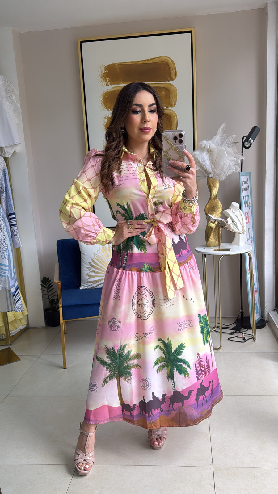 Egipt Long Dress