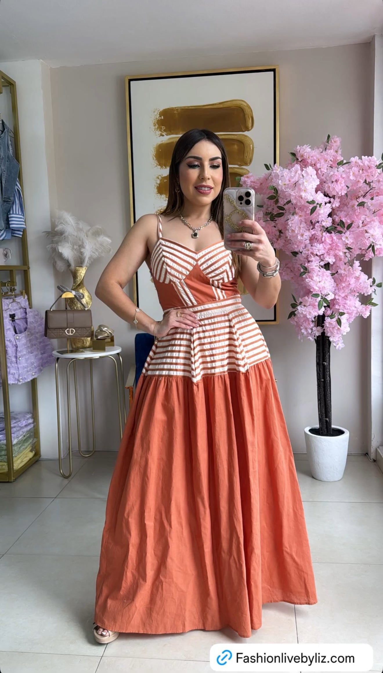 Terracota Maxi Dress