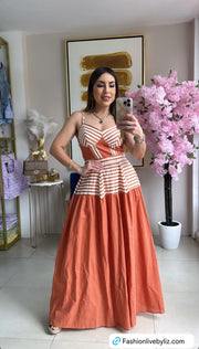 Terracota Maxi Dress