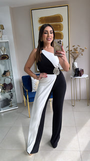 Black & White Jumpsuit