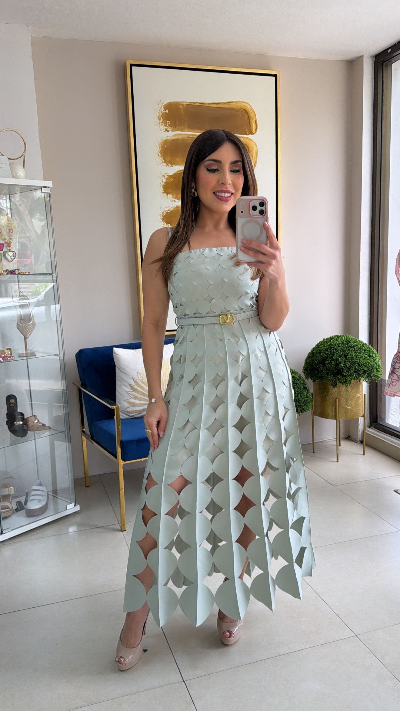 Sage Midi Dress