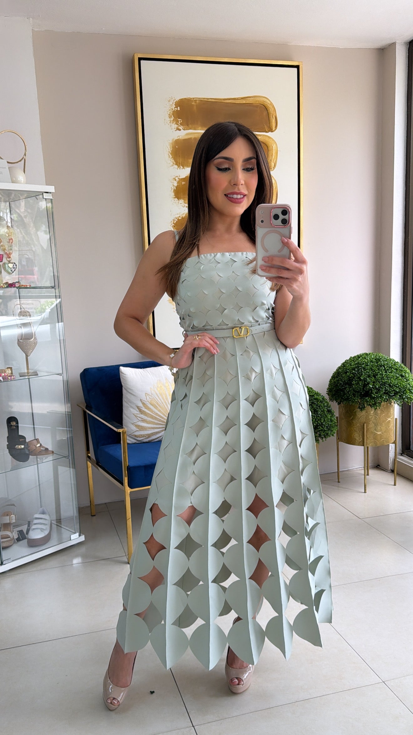 Sage Midi Dress