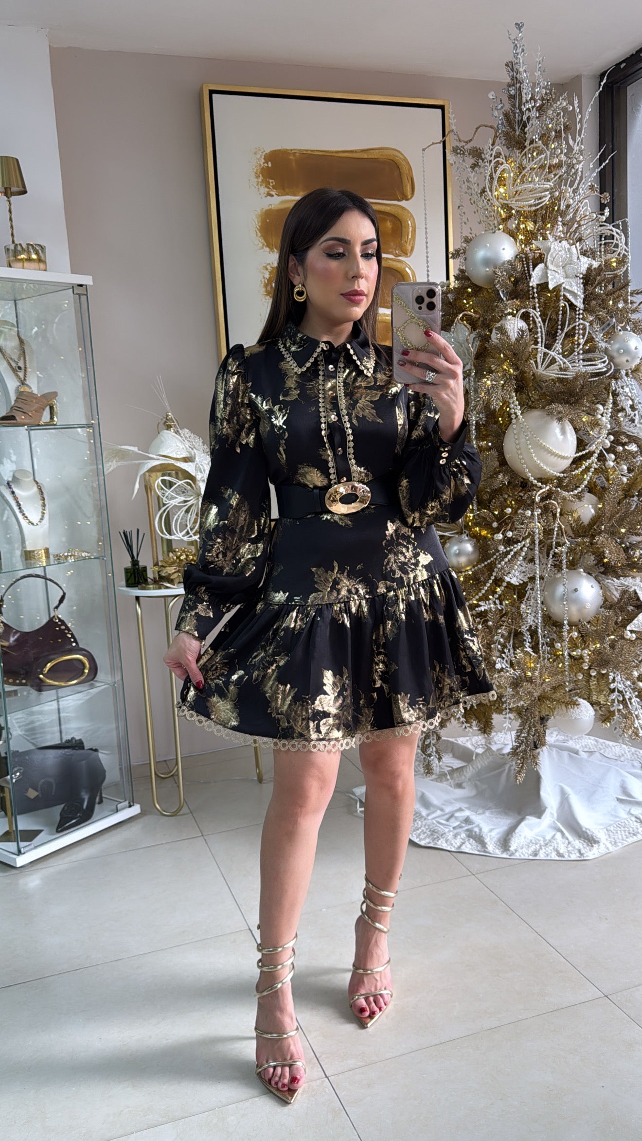 Black & Gold Dress