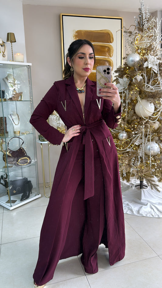 Long Blazer & Pant Set