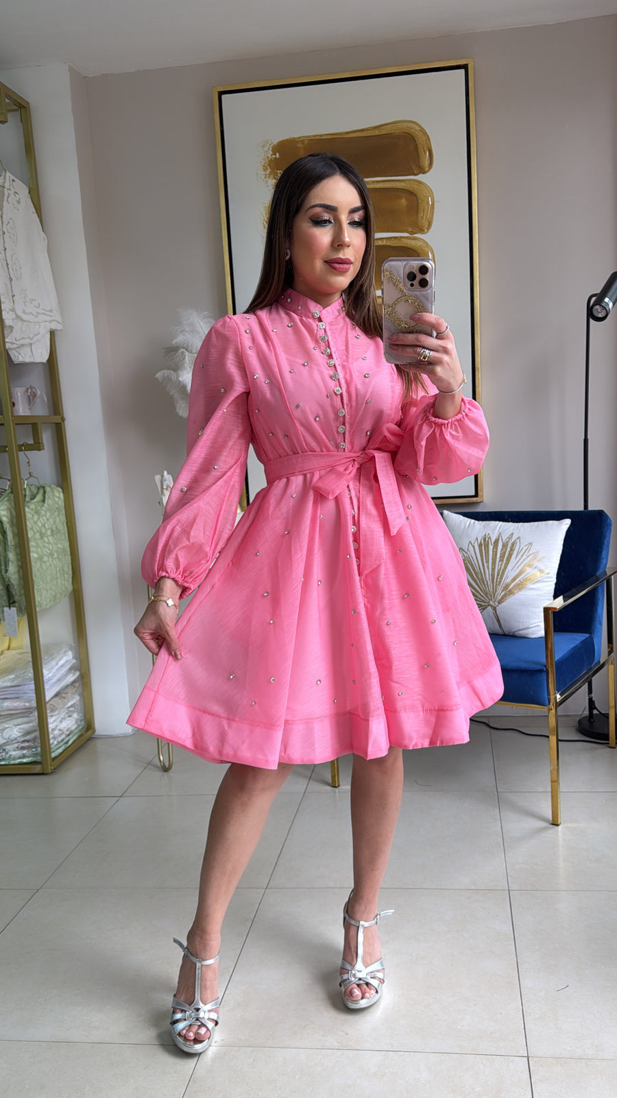 Pink Short Dress