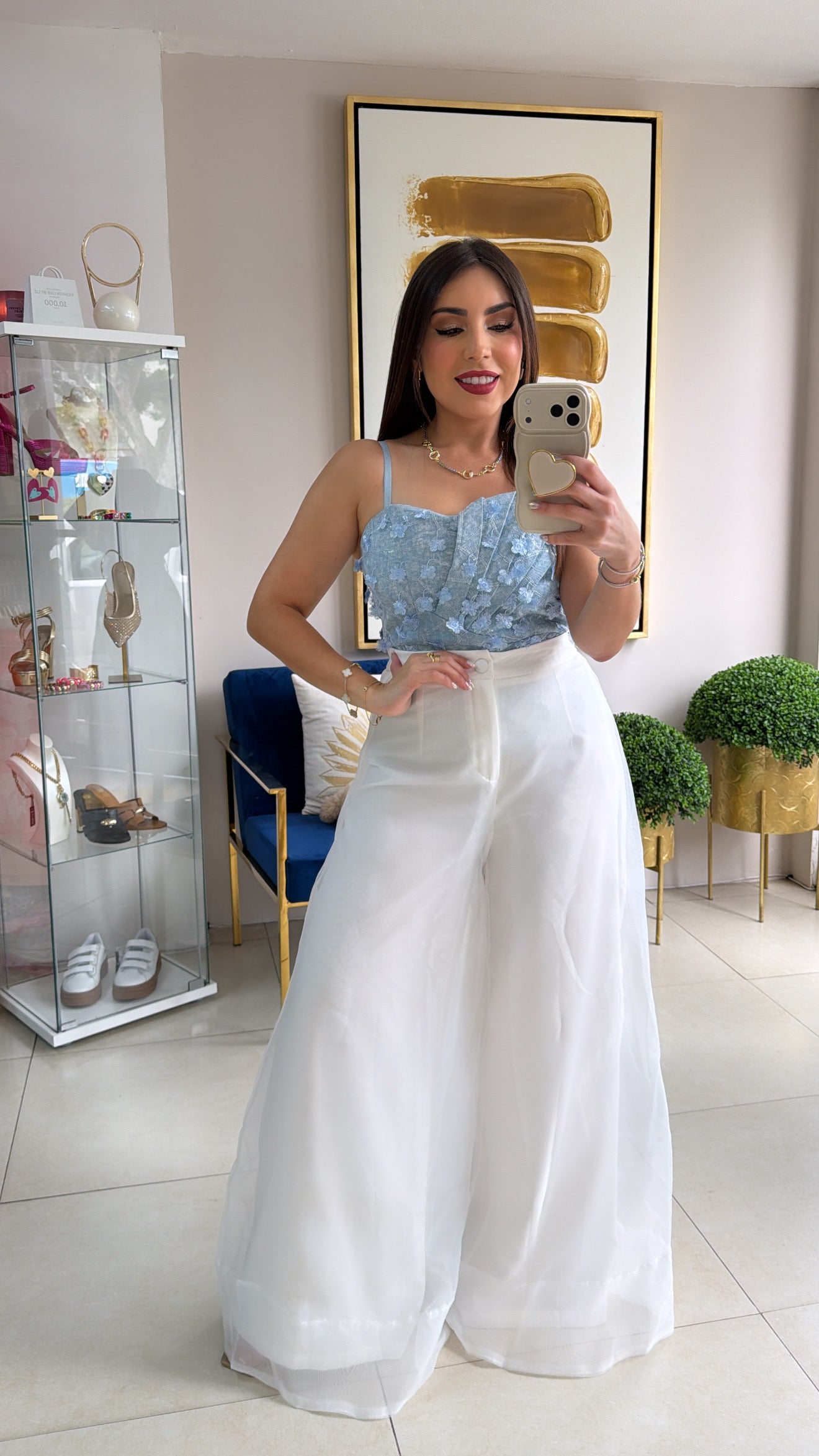 White Palazzo Pants
