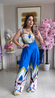 Boho Print Jumpsuit