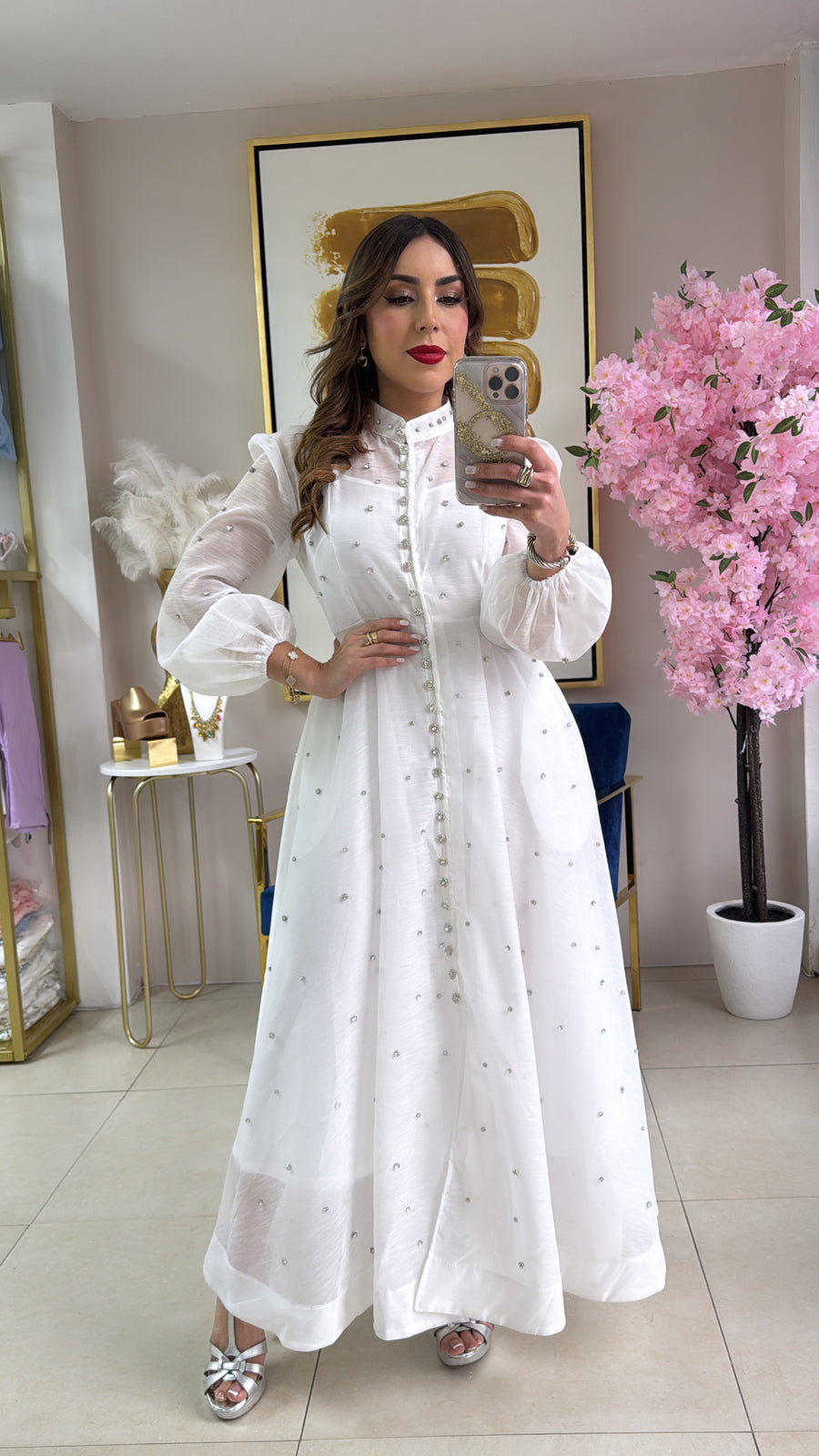 White Long Dress