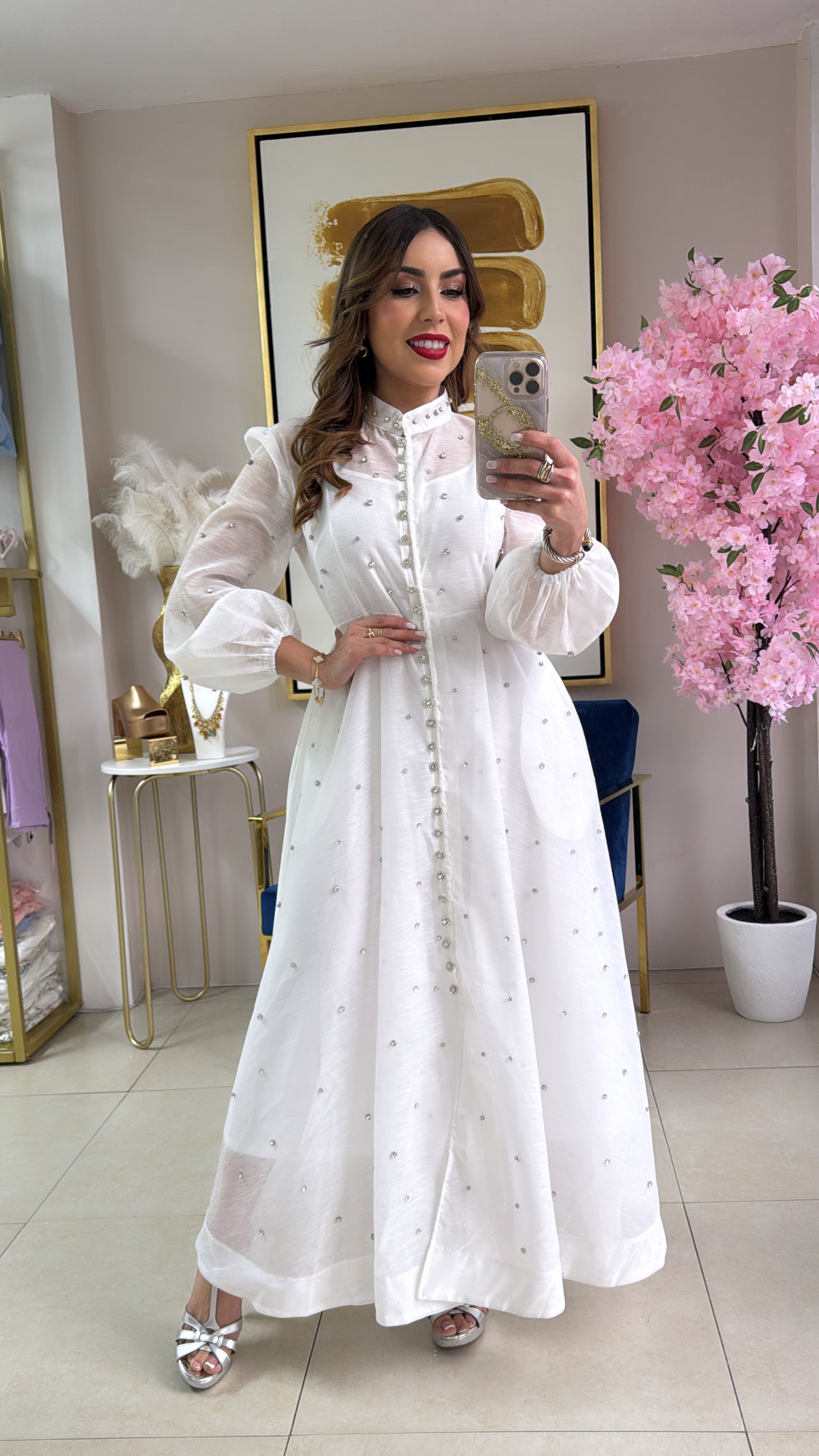 White Long Dress