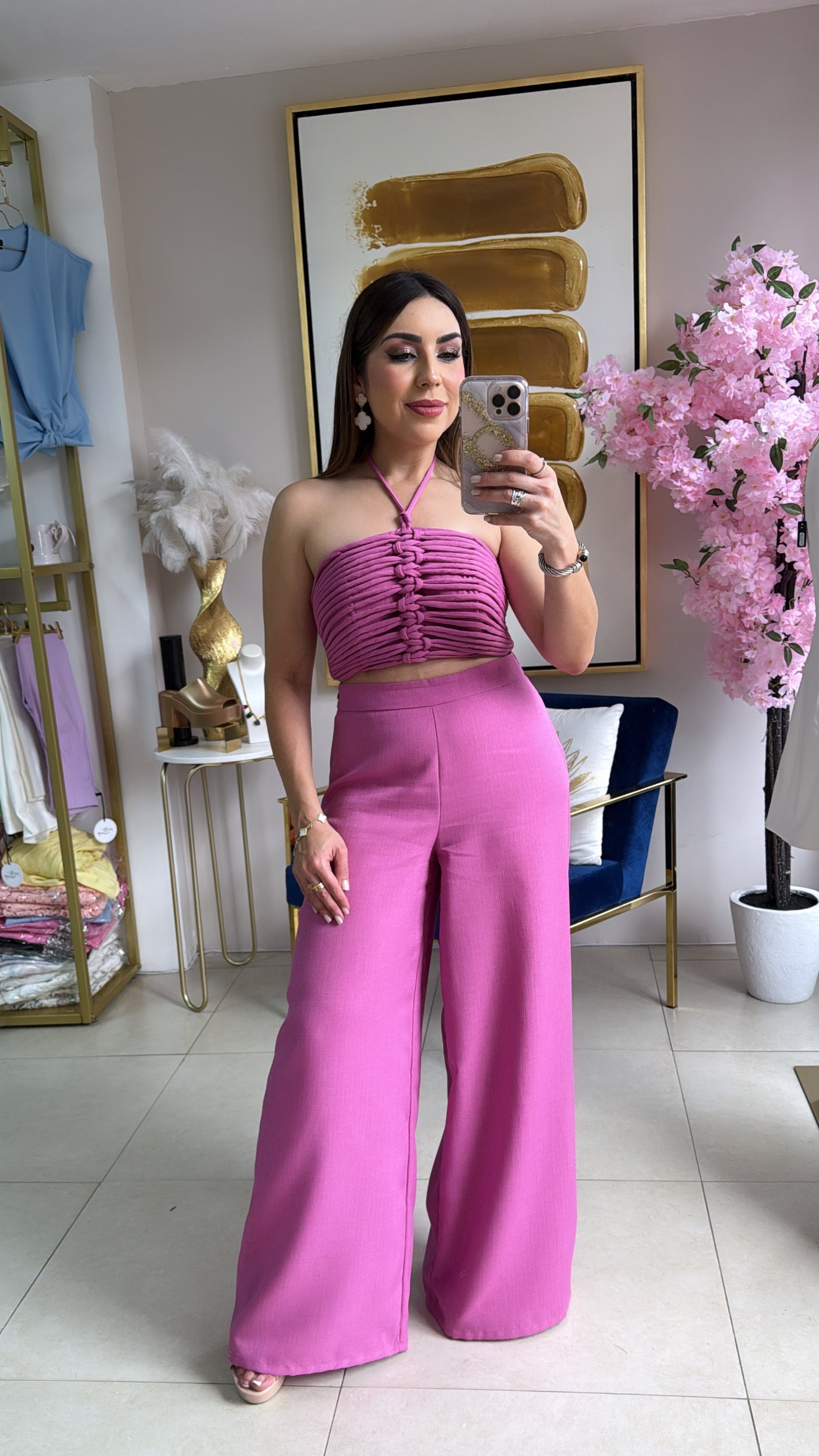 Pink Pant Set
