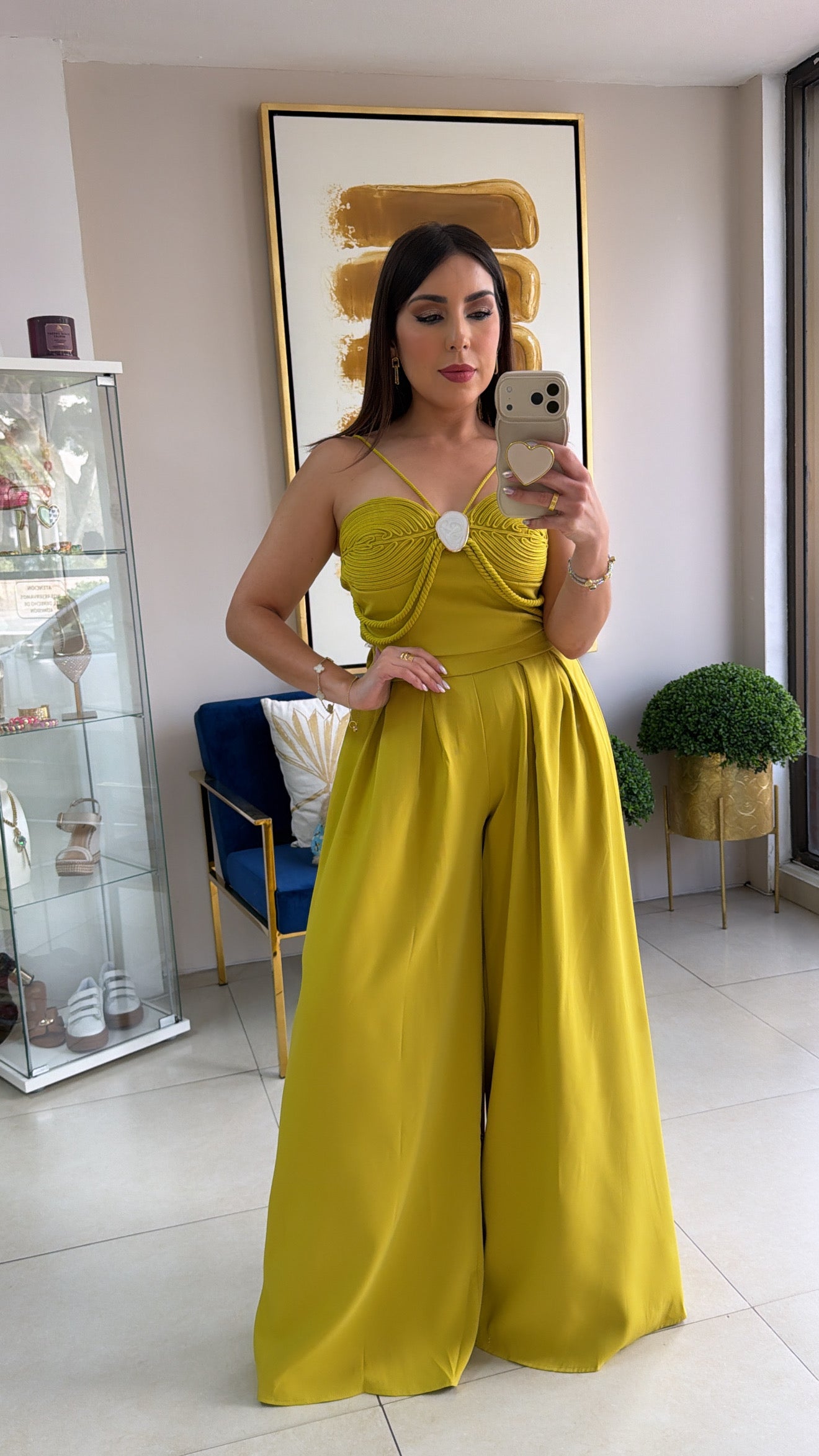 Avocado Palazzo Set