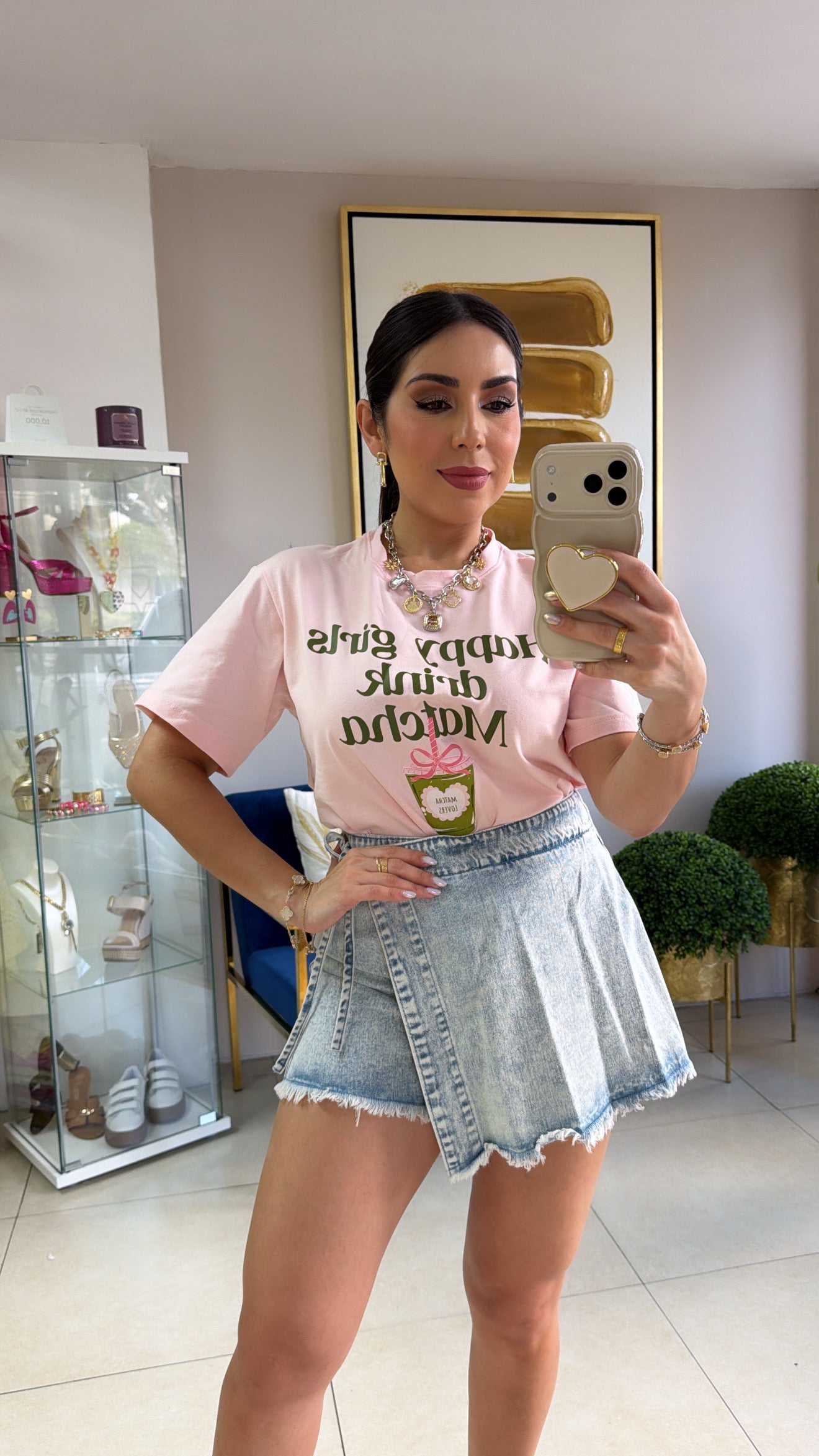 Pink Matcha Top