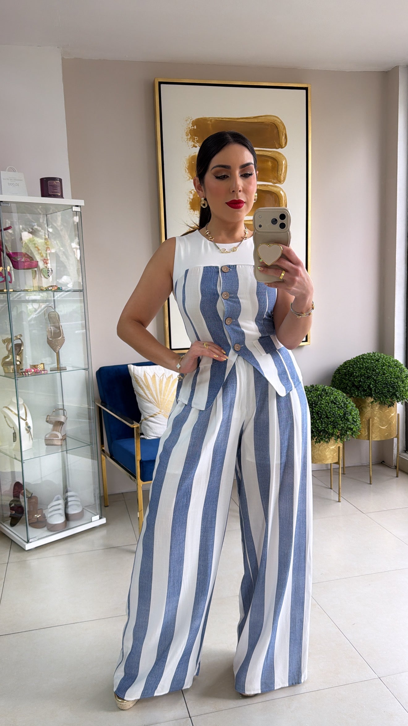 Stripes Vest Set