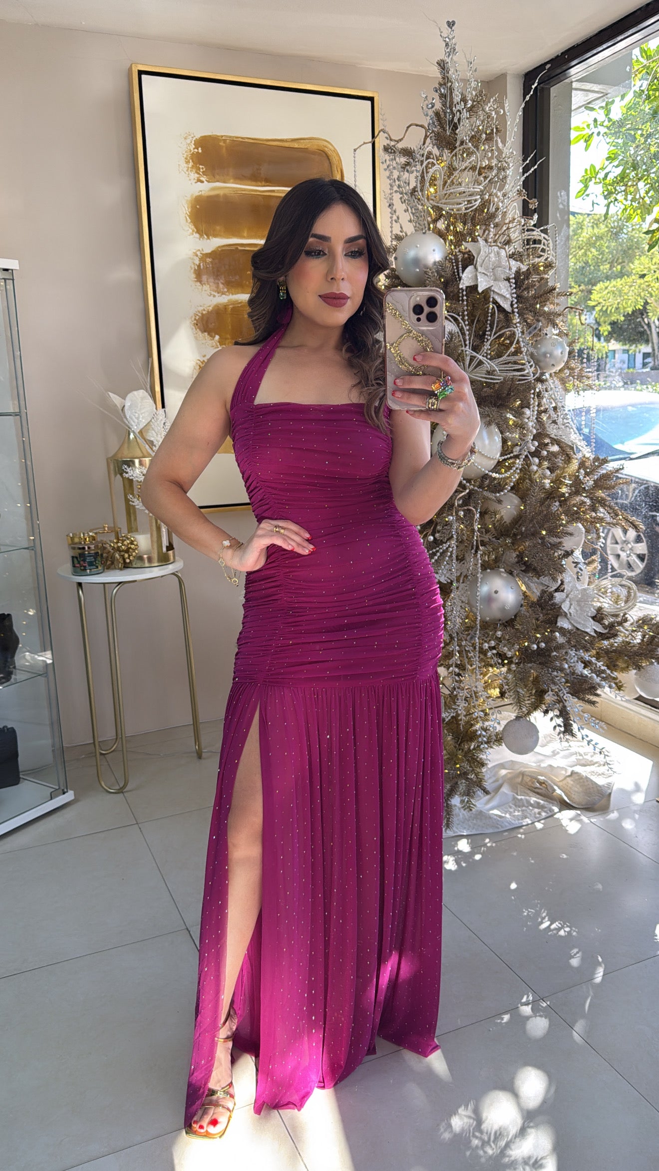 Magenta Sexy Dress