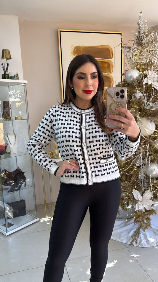 White Bows Sweater