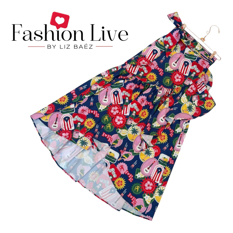 Puerto Rico Wrap Skirt