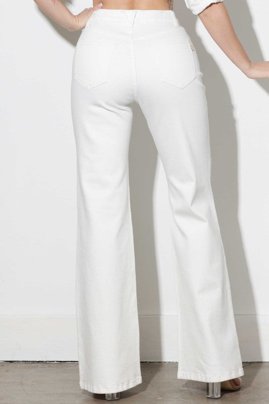 High Rise Wide Leg Jean