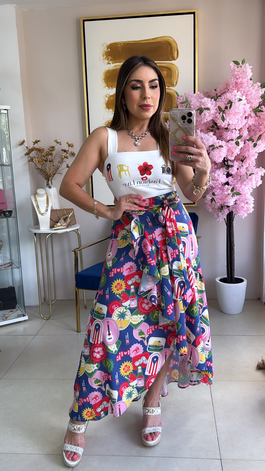 Puerto Rico Wrap Skirt