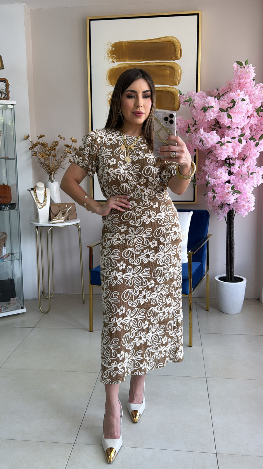 Embroidered Skirt Set