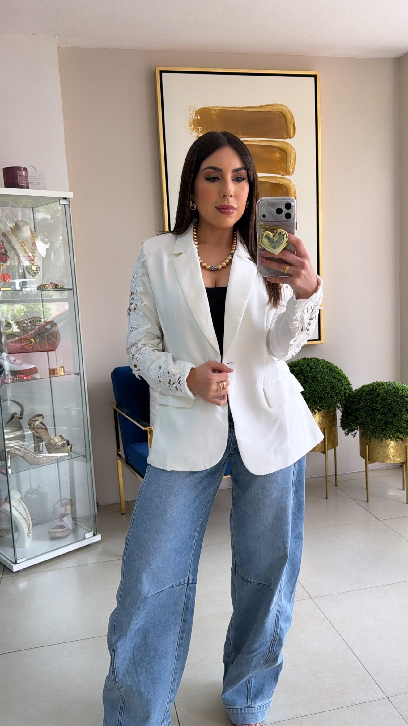 White Blazer