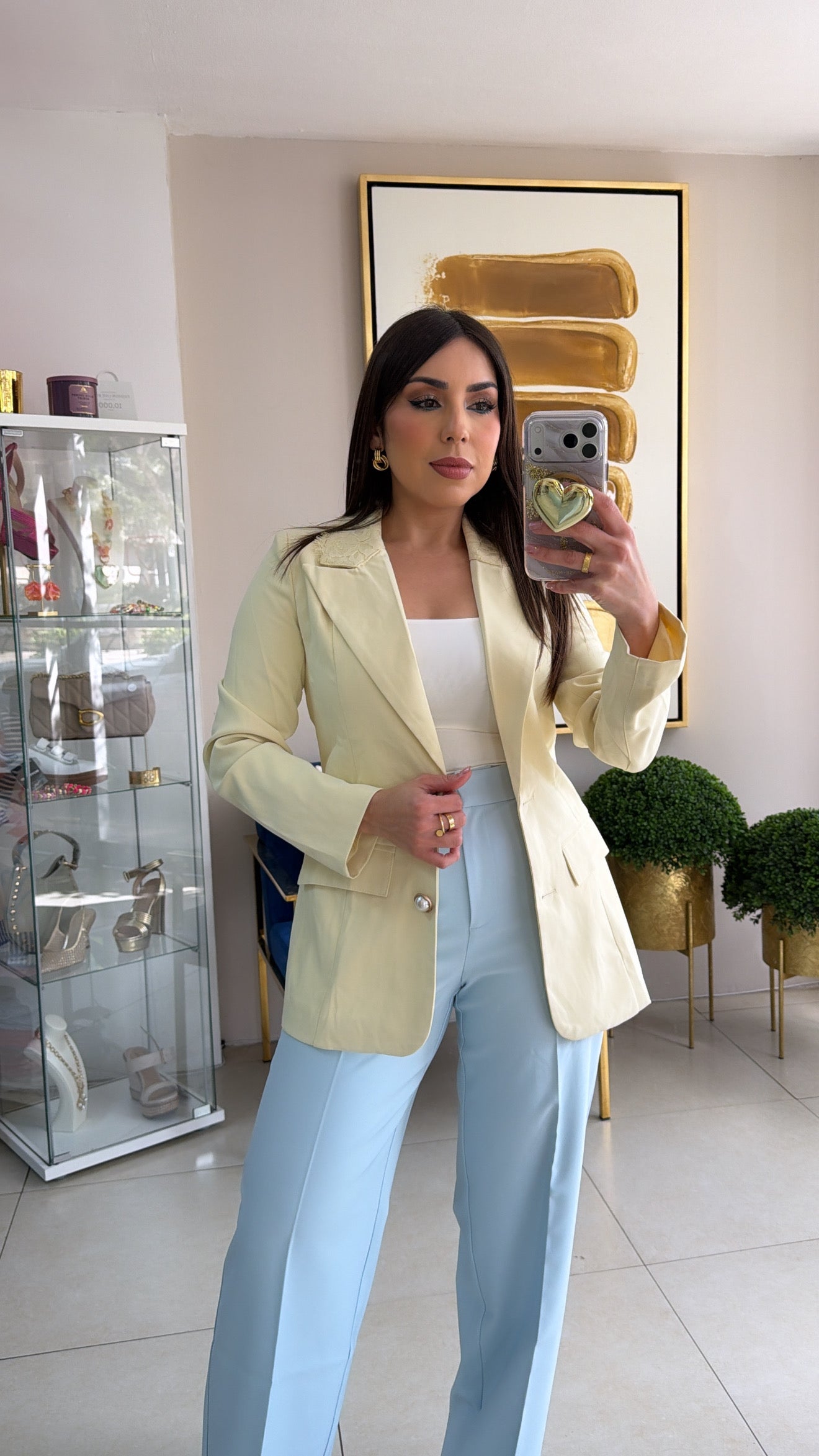 Butter Yellow Blazer