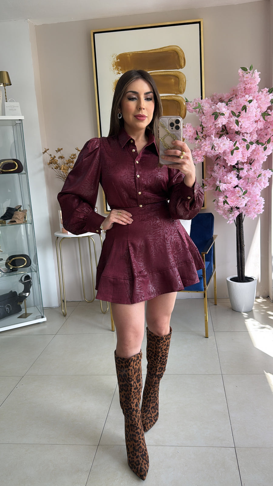 Berry Skirt Set