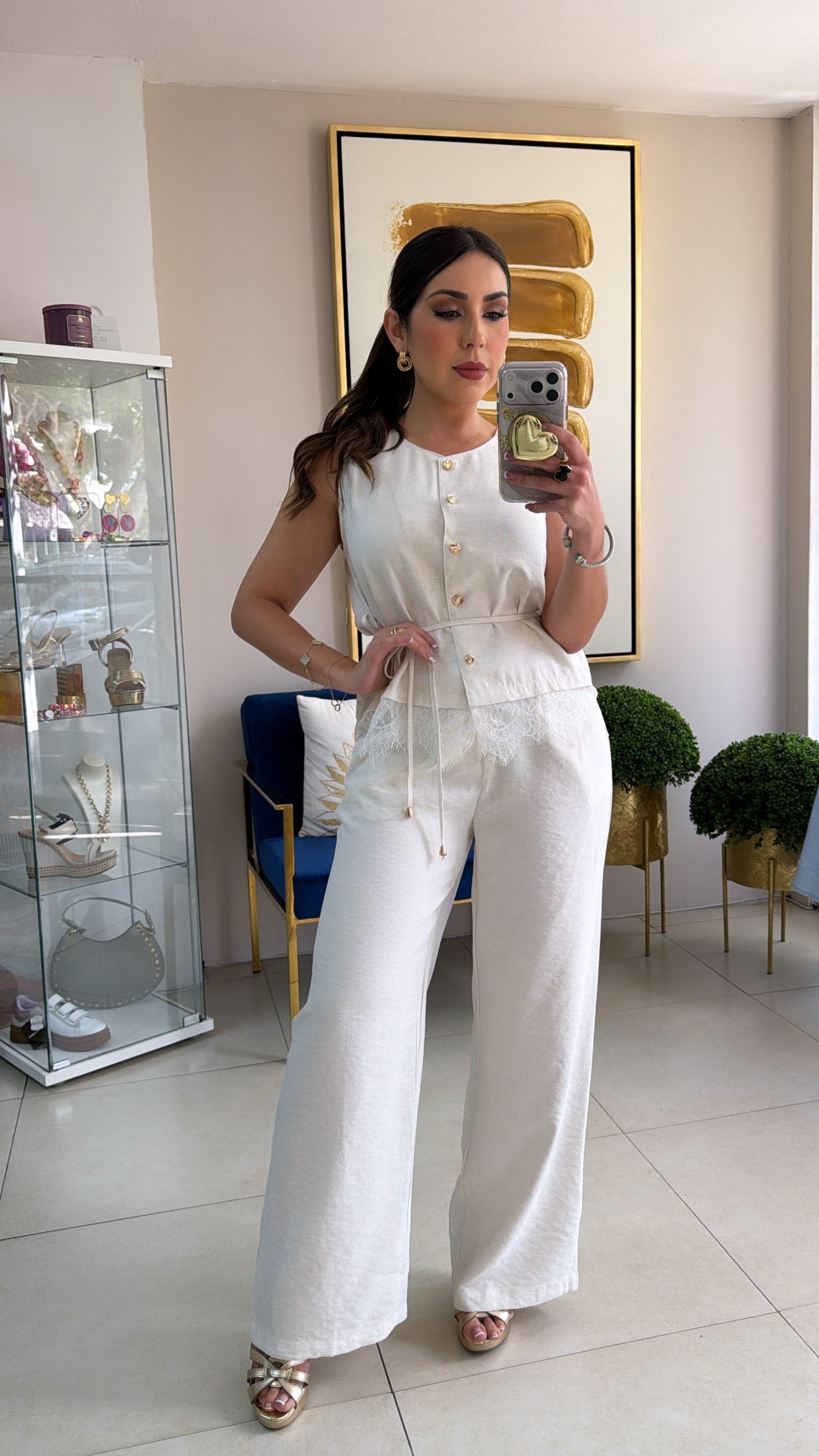 Ivory Pant Set