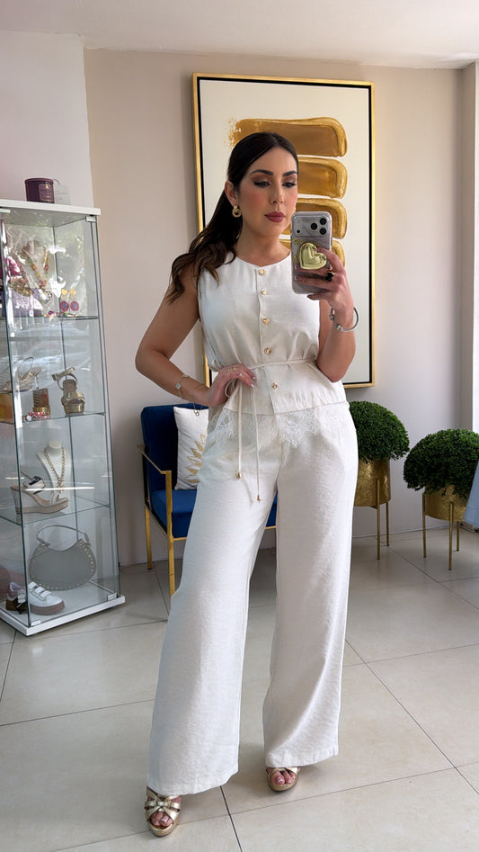 Ivory Pant Set
