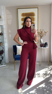 Wine Jumpsuit
