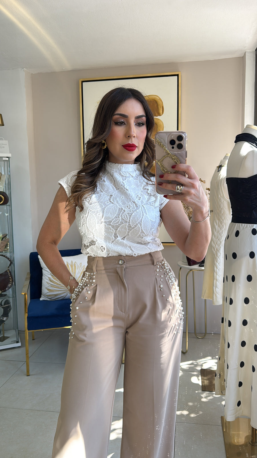White Lace Top