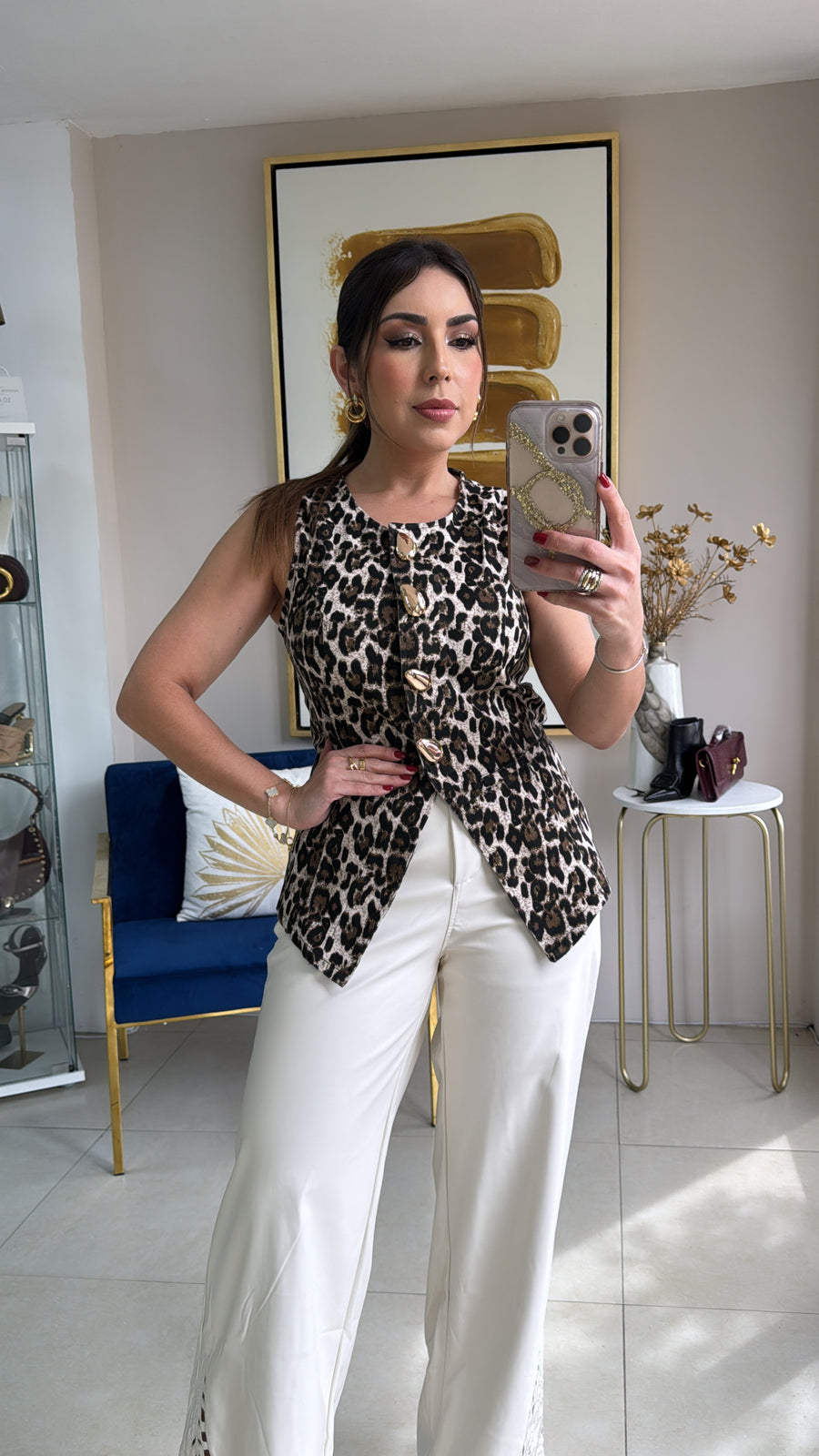 Vest Top Animal Print