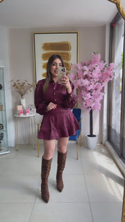 Berry Skirt Set